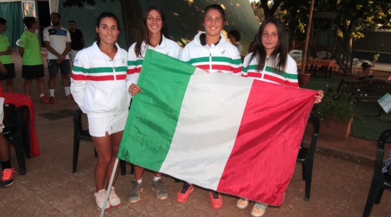 Reina Soisbault Cup 2018 - CT Maglie - Italian Team Elisabetta Cocciaretto, Martina Biagianti, Federica Rossi guidate dal capitano Giorgia Mortello.